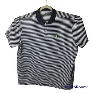 122nd U.S. Open blue striped short sleeve golf polo shirt. XXL